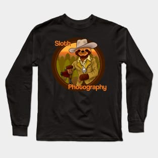 Sloth Photography Long Sleeve T-Shirt